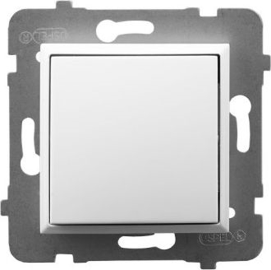 Изображение Ospel Aria cznik jednobiegunowy biay (P-1U/m/00)