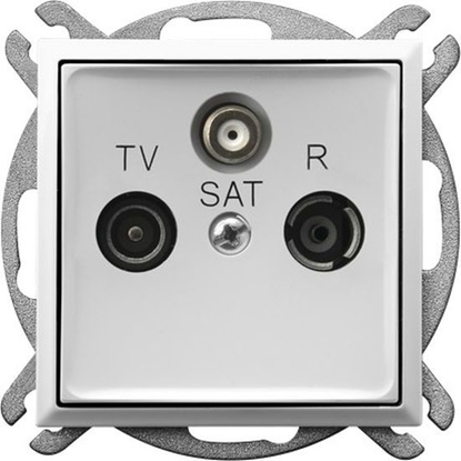 Изображение Ospel ARIA Gniazdo RTV-SAT kocowe biay GPA-US/m/00