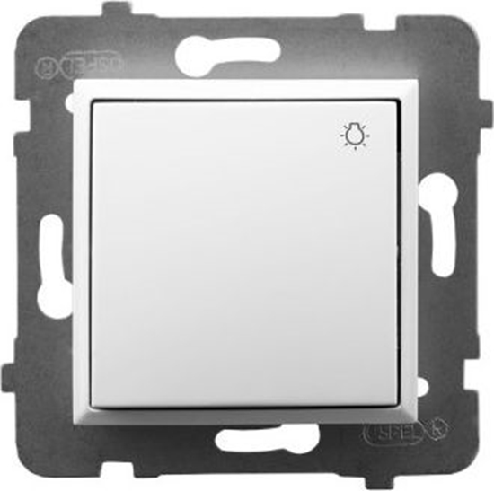 Изображение Ospel Aria Przycisk /wiato/ biay (P-5U/m/00)