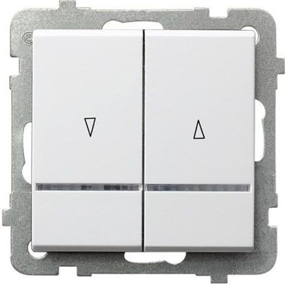 Picture of Ospel cznik aluzjowy Sonata 10AX 2200W z podwietleniem biay (P-7RS/m/00)