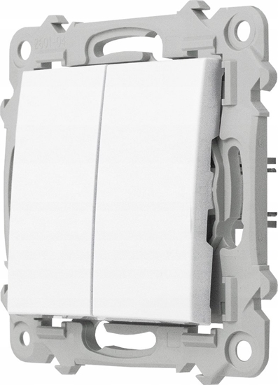 Изображение Ospel cznik dwugrupowy wiecznikowy Ospel Szafir P-2Z/m/00 biay