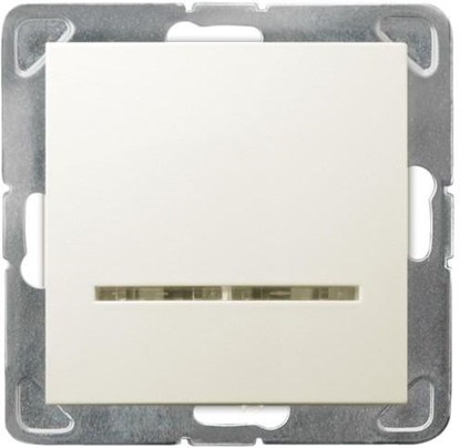 Изображение Ospel cznik pojedynczy Impresja z podwietleniem ecru (P-1YS/m/27)