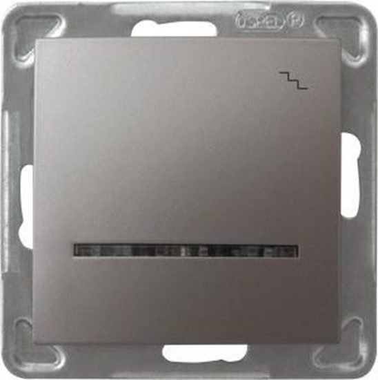 Picture of Ospel cznik schodowy Impresja z podwietleniem tytan (P-3YS/m/23)