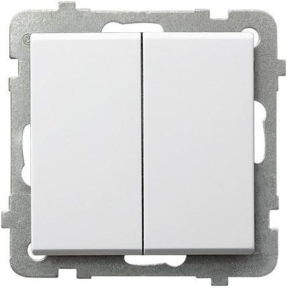 Изображение Ospel cznik schodowy Sonata podwójny 16AX IP20 biay (P-10R/m/00)