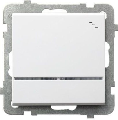 Изображение Ospel cznik schodowy Sonata pojedynczy 16AX IP20 z podwietleniem biay (P-3RS/m/00)