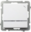 Picture of Ospel cznik schodowy Sonata pojedynczy 16AX IP20 z podwietleniem biay (P-3RS/m/00)