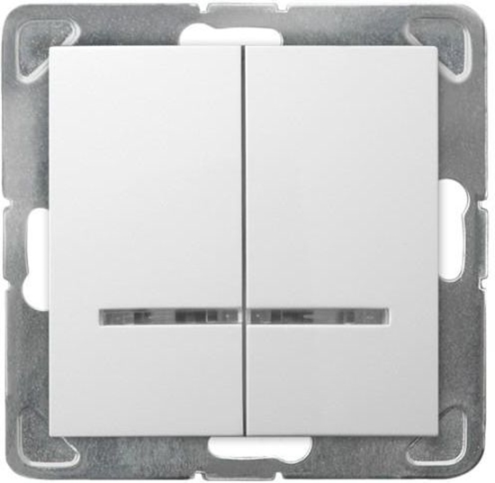 Picture of Ospel cznik wiecznikowy Impresja z podwietleniem biay (P-2YS/m/00)