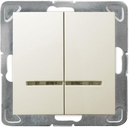 Picture of Ospel cznik wiecznikowy Impresja z podwietleniem ecru (P-2YS/m/27)