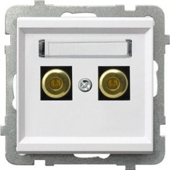 Picture of Ospel Gniazdo gonikowe Ospel Sonata GGN-1R/m/00 pojedyncze 6mm2 biae