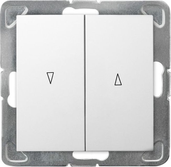 Picture of Ospel IMPRESJA cznik aluzjowy /z blokad mechaniczn/ biay P-7YB/m/00