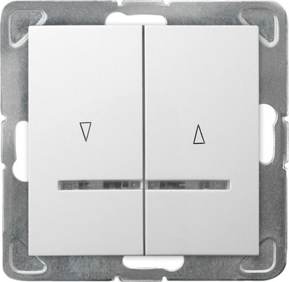 Attēls no Ospel IMPRESJA cznik aluzjowy z podwietleniem /z blokad mechaniczn/ biay P-7YBS/m/00