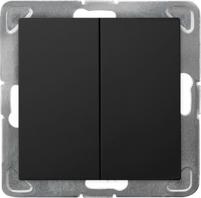 Attēls no Ospel IMPRESJA cznik podwójny schodowy czarny metalik P-10Y/m/33