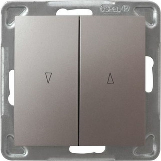 Picture of Ospel MPRESJA cznik aluzjowy /z blokad mechaniczn/ tytan P-7YB/m/23