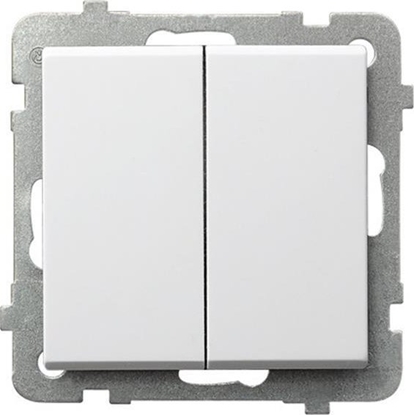 Attēls no Ospel Przecznik krzyowy Ospel Sonata P-19R/M/00 podtynkowy podwójny 16 AX biay