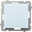 Picture of Ospel Przycisk pojedynczy dotykowy Ospel Sonata Touch PD-21RS/M/31 z podwietleniem 10AX 230V biae szko