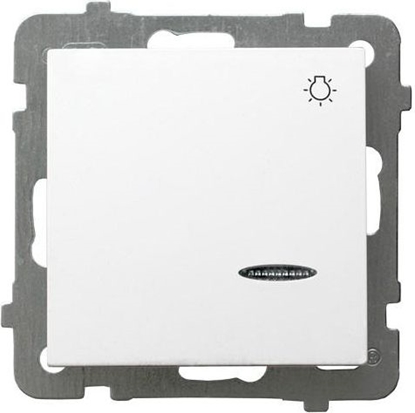 Attēls no Ospel Przycisk wiato AS z podwietleniem biay (P-5GS/m/00)