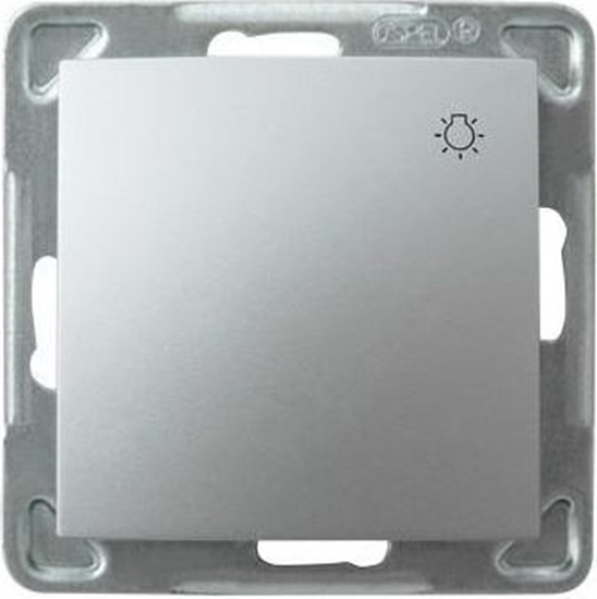 Picture of Ospel Przycisk wiato Impresja srebrny (P-5Y/m/18)