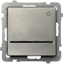 Attēls no Ospel Przycisk wiato Sonata 10AX IP20 z podwietleniem stal inox (P-5RMS/m/37)