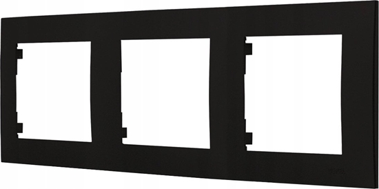Изображение Ospel Ramka potrójna Ospel Szafir R-3Z/33 czarny metalik