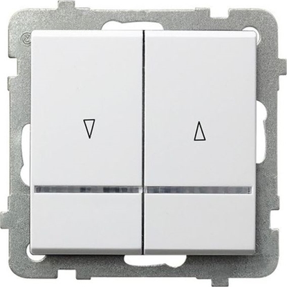 Attēls no Ospel SONATA cznik aluzjowy z podwietleniem /z blokad mechaniczn/ biay P-7RBS/m/00