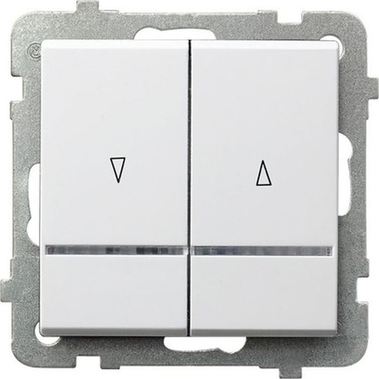 Изображение Ospel SONATA cznik aluzjowy z podwietleniem /z blokad mechaniczn/ biay P-7RBS/m/00