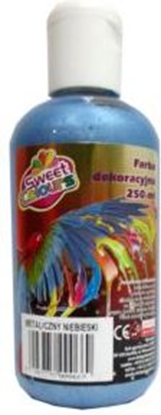 Attēls no Otocki Farba dekoracyjna metaliczna 250 ml niebieska