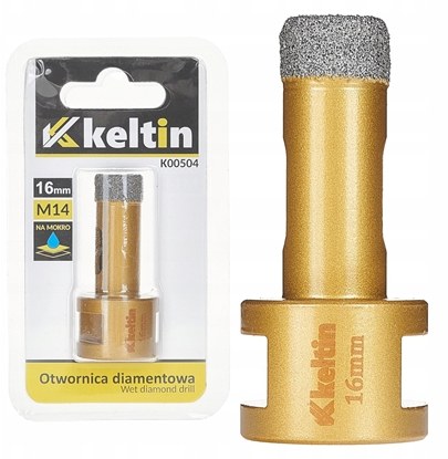 Attēls no Otwornica diamentowa do gresu 16mm M14 (100)