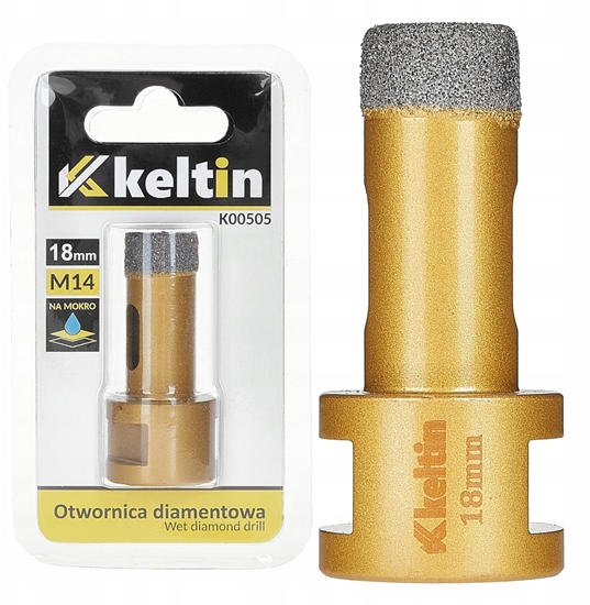 Picture of Otwornica diamentowa do gresu 18mm M14 (100)
