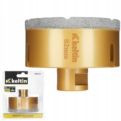 Attēls no Otwornica diamentowa do gresu 82mm M14 (30)