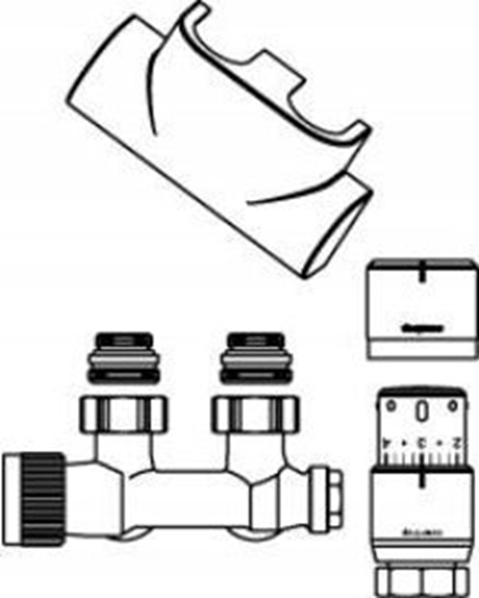 Изображение Oventrop OVENTROP ZEST. PRZYL. MULTIBLOCK KATOWE CHROM