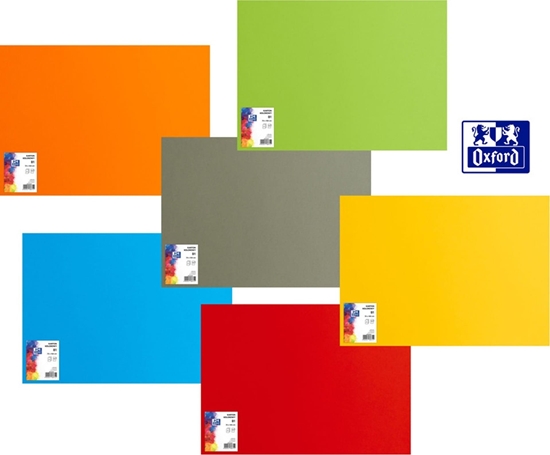 Изображение Oxford Karton B1 225g czerwony, CZERWONY