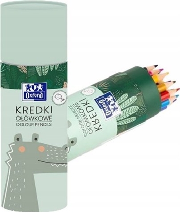 Attēls no Oxford Kredki oówkowe w tubie wytrzymae Olo 26 kolorów