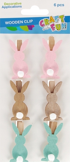 Picture of OZDOBA DEK DREW SPINACZ KROLIK 6SZT POMP CF12/14