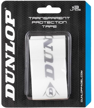 Picture of Padel racket protective tape DUNLOP 3 pcs, transparent