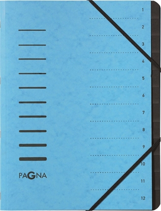 Picture of Pagna Teczka 12 Fächer 1-12 hellblau