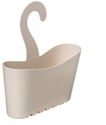 Attēls no Pakarinams vannas istabas multifunkcionals plauktins 25x9x28cm Ecohome 8411801237977