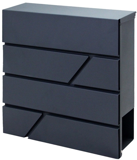 Изображение PALAWAN, skrzynka na listy, gazetnik, antracyt