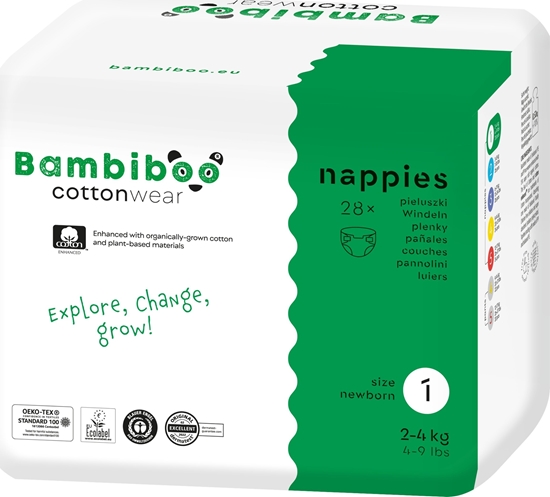 Picture of Pampers Cottonwear 1, 2-4 kg, 28 szt.