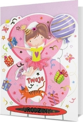 Attēls no Pan Dragon KARNET B6 HM-200 8 URODZINY ROZ