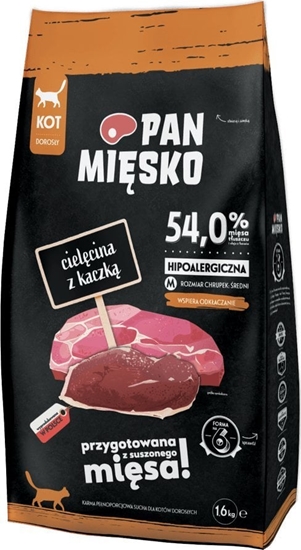 Picture of Pan Misko Karma sucha dla kota Cielcina z kaczk (dorosy) chrupki M 1,6kg