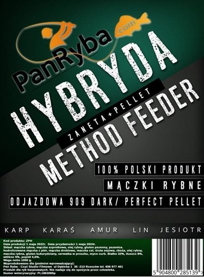 Picture of Pan Ryba Zanta Method Feeder Pan Ryba  HYBRYDA