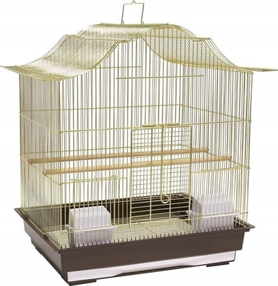 Изображение Panama Pet Panama Pet klatka dla ptaków 47x36x55,5 cm zoto/brzowa