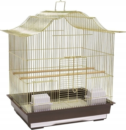 Изображение Panama Pet Panama Pet klatka dla ptaków 47x36x55,5 cm zoto/brzowa