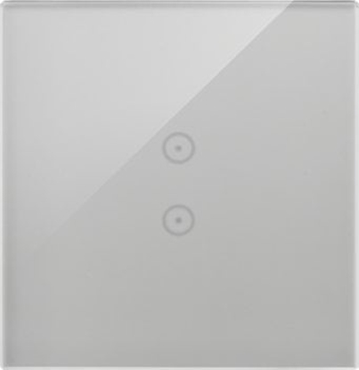 Picture of Panel dotykowy Kontakt-Simon 54 Touch DSTR13/71 jeden modu dwa pola dotykowe pionowe srebrna mga