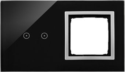 Picture of Panel dotykowy Kontakt-Simon 54 Touch DSTR220/74 dwa moduy dwa pola dotykowe poziome otwór na osprzt ksiycowa lawa