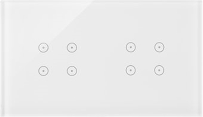 Picture of Panel dotykowy Kontakt-Simon 54 Touch DSTR244/70 dwa moduy cztery pola dotykowe cztery pola dotykowe biaa pera