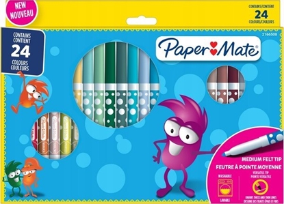 Изображение Paper Mate PAPER MATE Filzstifte Kids Colouring Bunt 24er M Blister