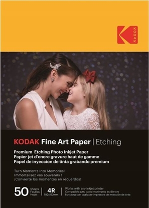 Picture of Papier FOTO Fotograficzny KODAK Fine Art Paper A6 50 szt. 4x6'' 10x15cm / 9891-199