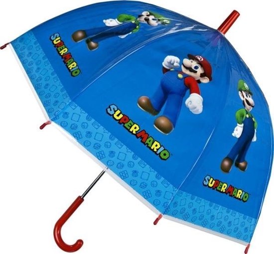 Picture of Parasolka przezroczysta manualna Super Mario 