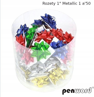 Изображение Party Deco Rozety metallic (50szt)